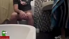 Play He shits, she has the p. and they fuck in the can. san119