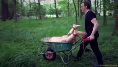 Play B. boring for enchained blond knuckle down admonished and fucked in bdsm