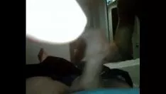 Putar payudara kecil jacklighting cum out