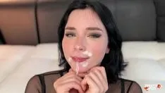 Jouer Baise anale hard avec une beauté black metal en bas et pov facial