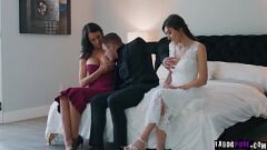 Oynat Nathan Bronson, Üvey Anne Reagan Foxx ve Karısı Maya Woulfe ile Ateşli Üçlü Sekste