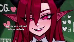 Putar Roleplay sekolah hentai dengan cosplay succubus di joi asmr tanpa sensor
