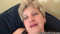 Play Grandma Can't Get Enough: Fingering and Threesome in Stockings