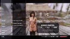 Afspelen Skyrim mod ongekuist naakt standbeeld tieten